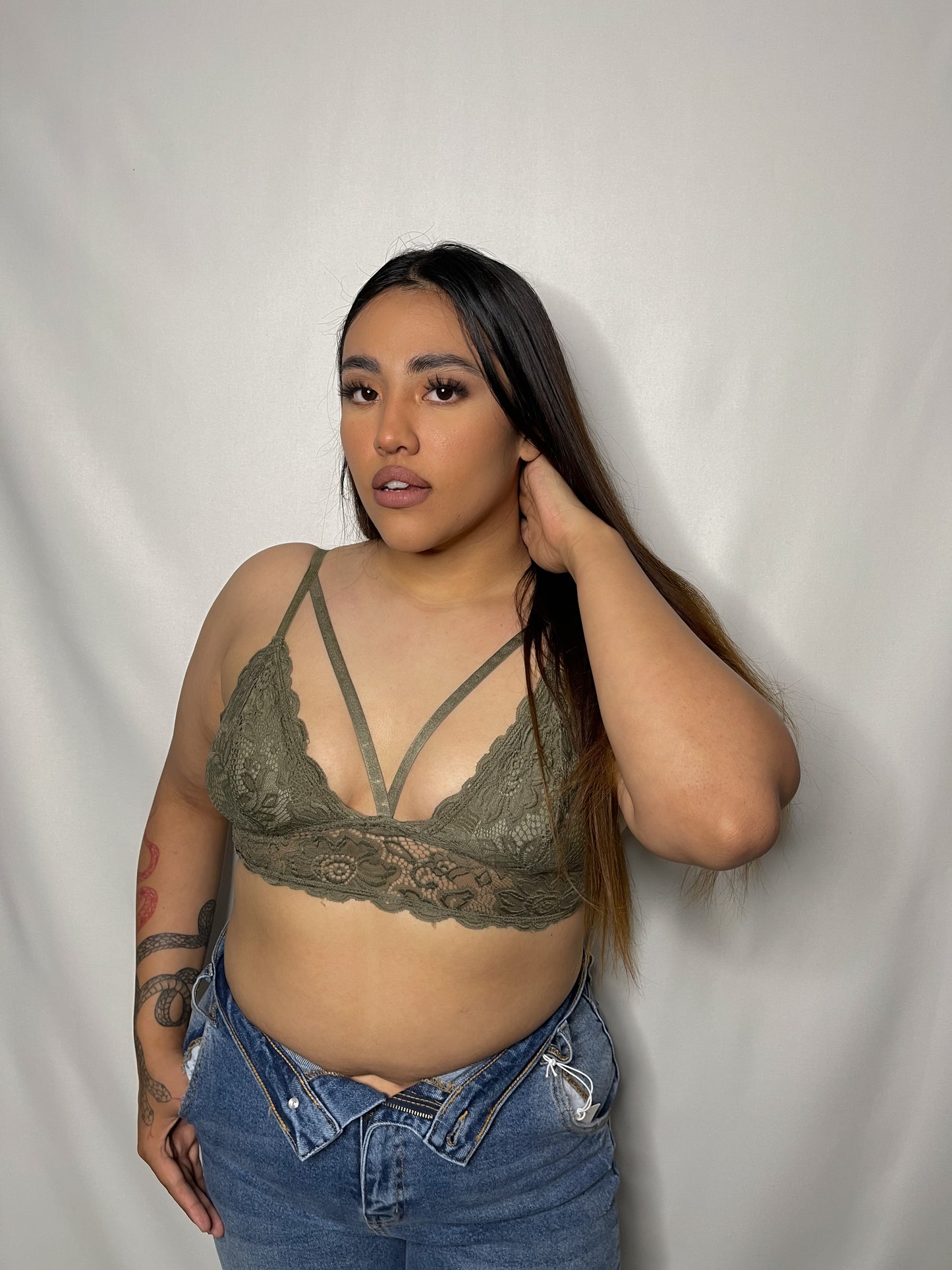Model is wearing size medium